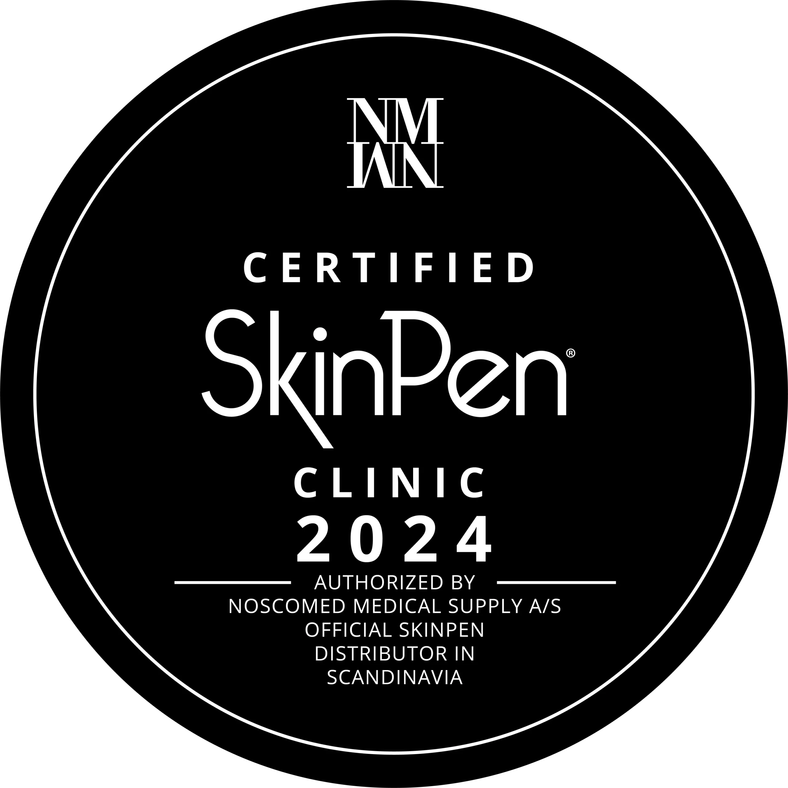 Skinpen certified Cosmetic Skin aps Certified by Noscomed